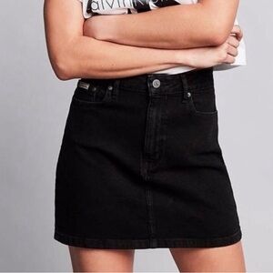 Calvin Klein Black Mini Skirt